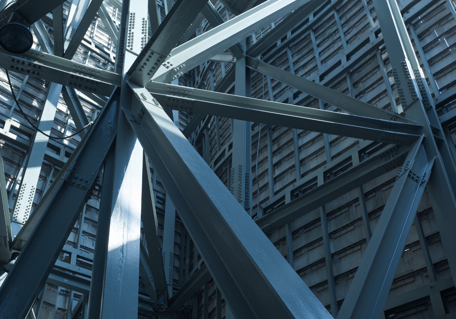Steel structure framework at a construction site in Brisbane, Queensland